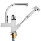 Смеситель для кухни Accoona A4491, с гигиеническим душем, латунь, хром - Фото 4