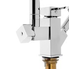 Смеситель для кухни Accoona A4491, с гигиеническим душем, латунь, хром - Фото 7