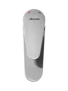 Смеситель для раковины Accoona A9690, однорычажный, с гайкой, нержавеющая сталь - Фото 2