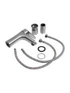 Смеситель для раковины Accoona A9690, однорычажный, с гайкой, нержавеющая сталь - Фото 6