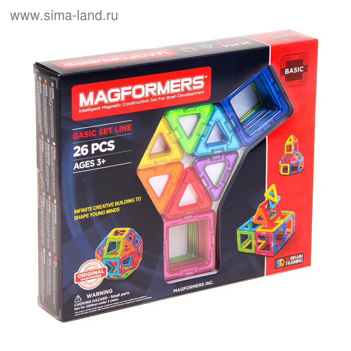 Магнитная 26. Магнитный конструктор Magformers Standart 63087-26. 701004 Магформерс 26. Магнитный конструктор Magformers Rainbow 63087 26. Магнитный конструктор Magformers 26 деталей (no701004).