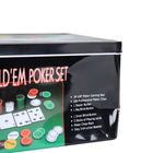 УЦЕНКА Покер, набор для игры (карты 2 колоды, фишки 200 шт, сукно 60х90см) - Фото 11