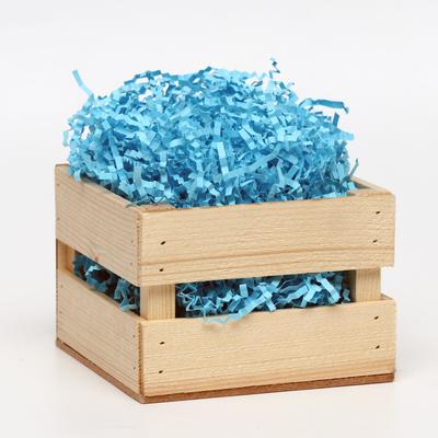 Наполнитель бумажный для подарков, синий, 100 г