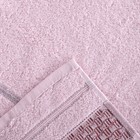 Полотенце DO&CO махр. жаккард 50*90 см DAMA розовый хлопок 100%,440г/м - Фото 3