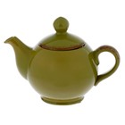 Набор для чая 14 пр: чайник 0,5 л, сахарница, 6 чашек и 6 блюдец, зеленый - Фото 2