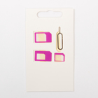 Адаптер для SIM-карты Activ 3 в 1, nano/micro/mini, пурпурный - Фото 3