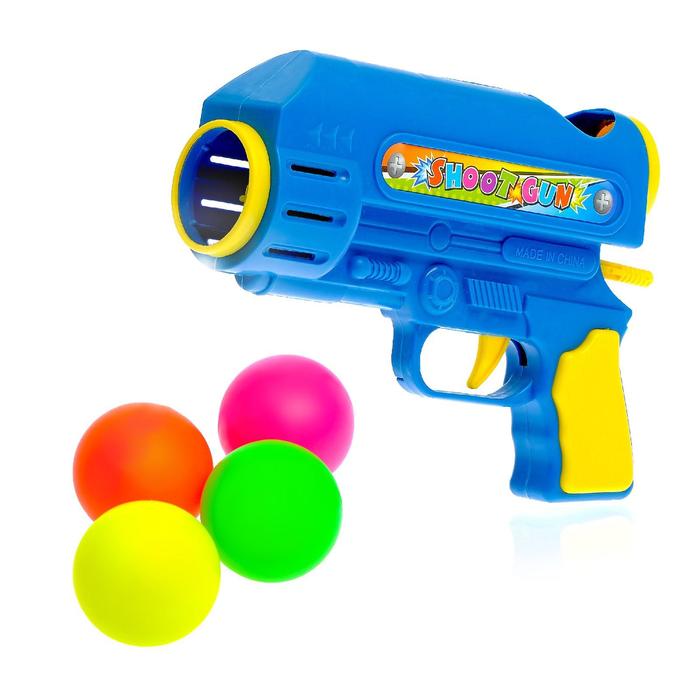 Пистолет «Шот», стреляет шариками, цвета МИКС - Фото 1
