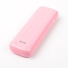 Внешний аккумулятор Activ, USB, 8000 мАч, 1 A, фонарик, розовый - Фото 1
