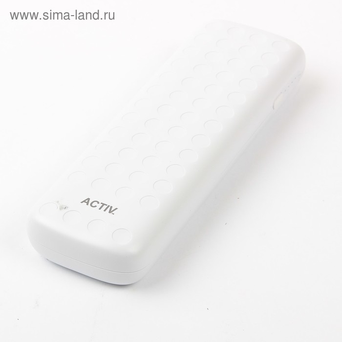 Внешний аккумулятор Activ, USB, 8000 мАч, 1 A, фонарик, белый - Фото 1