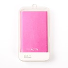 Внешний аккумулятор Activ Vitality 3000 мАч, 1 A, индикатор зарядки, розовый - Фото 3