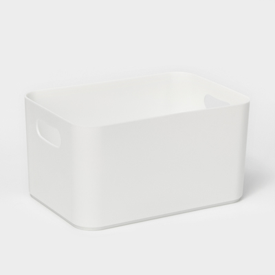 Корзина для хранения Joy, 2.3 л, 23×16×12 см, пластик, белая