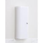 Шкафчик угловой Hilton Left, подвесной, снежно-белый - Фото 2