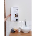 Шкафчик угловой Hilton Left, подвесной, снежно-белый - Фото 3