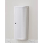 Шкафчик угловой Hilton Right, подвесной, снежно-белый - Фото 2