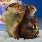 Садовая фигура "Белка с орехами" 25х25х11см - фото 23603357