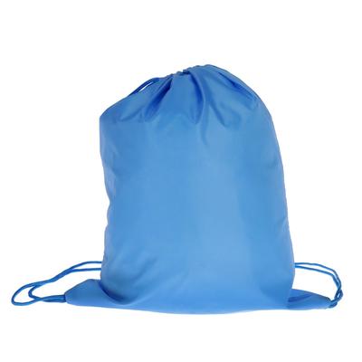 Мешок для обуви 420 х 340 мм, Calligrata "Стандарт", (мягкий полиэстер, плотность 210 D), голубой