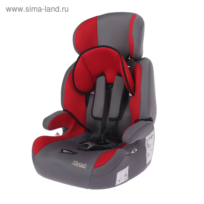 Автокресло-бустер Fregat, группа 1-2-3, цвет красный - Фото 1