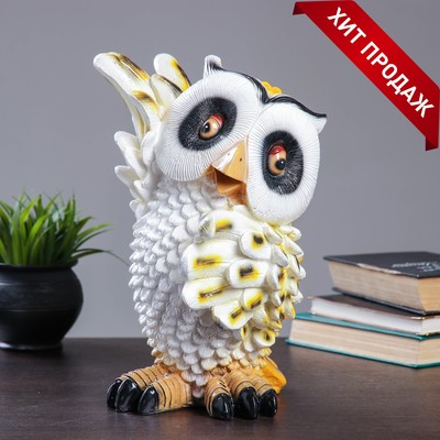 Копилка для денег «Сова», гипс, 25×24×33 см