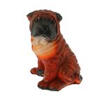 Копилка для денег «Шарпей», гипс, коричневый, 23×15×15 см - фото 809433026