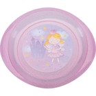 Тарелка детская «Принцесса», диаметр 18 см, для вторых блюд, от 4 мес., цвета МИКС - фото 298389386