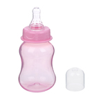 Бутылочка для кормления приталенная, цветная, 125 мл, от 0 мес., цвета МИКС - Фото 4