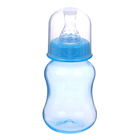 Бутылочка для кормления приталенная, цветная, 125 мл, от 0 мес., цвета МИКС - Фото 2