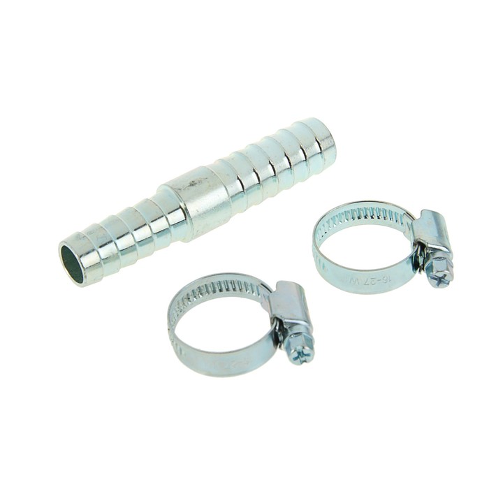 Комплект для ремонта шланга MGF, диаметр 16-18 мм, елочка, переходник тип "С", 2 хомута - фото 1905450328