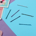 Невидимки для волос «Классика», набор 60 шт., ассорти МИКС №1.2.3.4, 5.2 см 5.5 см - Фото 2