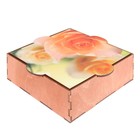 Шкатулка фанера "Розы" (набор 6 деталей) 16х15х5 см - Фото 1