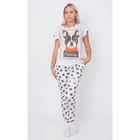 Комплект женский (футболка, брюки) ТК-489 цвет белый, р-р 42 - Фото 1