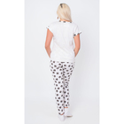 Комплект женский (футболка, брюки) ТК-489 цвет белый, р-р 42 - Фото 2