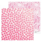 Бумага для скрапбукинга «Розовые сердечки», 30.5 × 30.5 см, 180 г/м - Фото 1