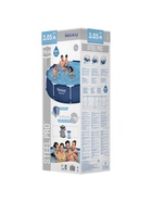 Бассейн каркасный Steel Pro, 305×76 см, фильтр-насос, круглый, 56679 Bestway - Фото 19