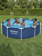 Бассейн каркасный Steel Pro, 305×76 см, фильтр-насос, круглый. 56679 Bestway - Фото 15