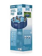 Бассейн каркасный Steel Pro, 305×76 см, фильтр-насос, круглый. 56679 Bestway - Фото 18