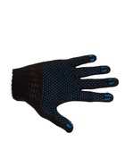 Перчатки садовые, хб, вязка 7 класс, 3 нити, размер 9, с ПВХ точками, чёрные - Фото 11