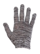 Перчатки рабочие, хб, вязка 7 класс, 3 нити, размер 9, с ПВХ точками, серые - фото 121734148