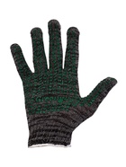 Перчатки садовые, хб, вязка 10 класс, 6 нитей, размер 9, с ПВХ точками, чёрные, Greengo - Фото 16