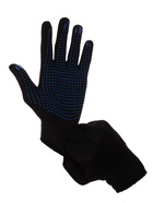 Перчатки садовые, хб, вязка 10 класс, 5 нитей, размер 9, с ПВХ точками, чёрные - Фото 12