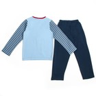 Пижама для мальчика, рост 122-128 см, цвет голубой - Фото 2