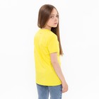 Футболка детская, цвет жёлтый, рост 146-152 см (40) - Фото 3