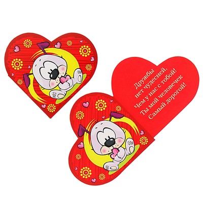 Валентинка в Форме Сердца – купить в интернет-магазине OZON по низкой цене