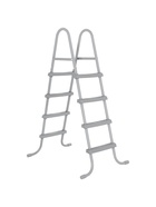 Бассейн каркасный Bestway Power Steel 56670, 488×244×122 см, фильтр-насос, лестница, тент, прямоугольный - Фото 11