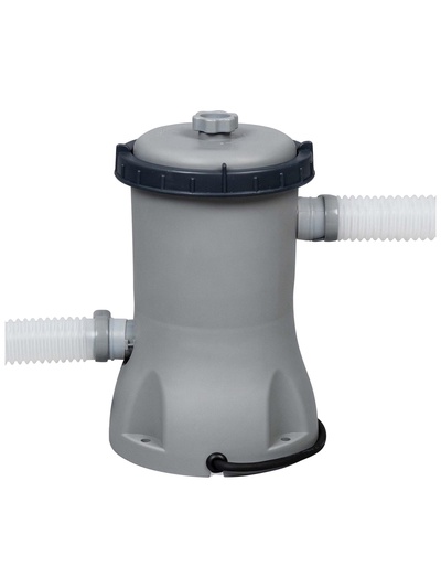 Бассейн каркасный Bestway Power Steel 56670, 488×244×122 см, фильтр-насос, лестница, тент, прямоугольный