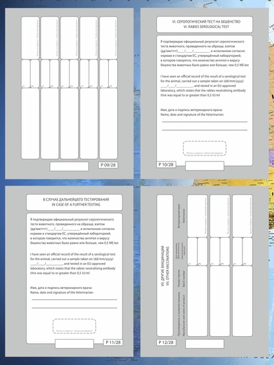 Ветеринарный паспорт "Мой лучший друг", 10,3 х 15,1 см