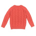 Пуловер для девочек, рост 110-116 см, цвет коралловый - Фото 3