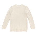 Пуловер для девочек, рост 110-116 см, цвет белый - Фото 3
