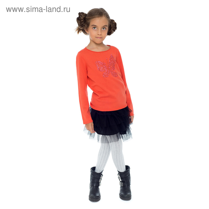Юбка для девочек, рост 110-116 см, цвет чёрный - Фото 1