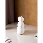 Ваза керамическая "Сбалансированные камни", настольная, белая, 20 см - Фото 5