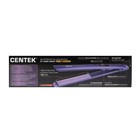 Выпрямитель Centek CT-2020, 60 Вт, керамическое покрытие, 125х25 мм, до 230°С, фиолетовый - фото 9132806